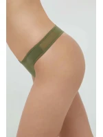 Dámske tangá QF6816E 0SR khaki - Calvin Klein Dámske tangá QF6816E 0SR khaki - Calvin Klein