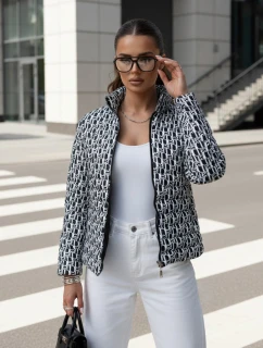 Dámska prechodná krátka prešívaná bunda MY DEAR black FashionStreet TY4505
