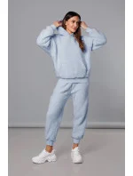 Teplý blankytný teplákový dámsky komplet (YP-1104) Teplý blankytný teplákový dámsky komplet (YP-1104)