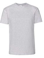 Fruit of the Loom Iconic 195 T Pánske tričko z hrubého materiálu 16.1422 melírovaná šedá
