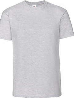 Fruit of the Loom Iconic 195 T Pánske tričko z hrubého materiálu 16.1422 melírovaná šedá