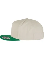Flexfit 6007/6007T 5-panelová snapbacková čiapka 55.6007 béžová/zelená Flexfit 6007/6007T 5-panelová snapbacková čiapka 55.6007 béžová/zelená