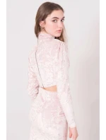 Dámsky velúrový Top 15570 púder béžová - BSL Dámsky velúrový Top 15570 púder béžová - BSL