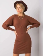 Dámske šaty RV SK 6079.65 hnedá - Rue Paris Dámske šaty RV SK 6079.65 hnedá - Rue Paris