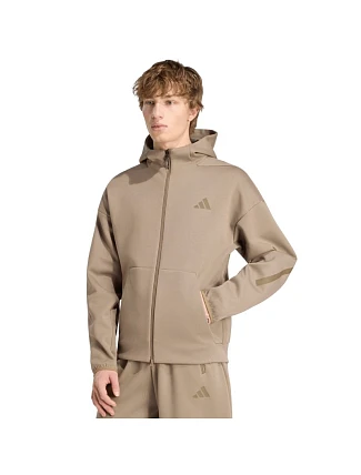 Pánska mikina adidas Z.N.E. Full Zip, béžová, KF3828 Pánska mikina adidas Z.N.E. Full Zip, béžová, KF3828