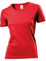 Stedman Comfort T Women Dámske tričko z hrubej bavlny 05.2160 šarlátovo červené Stedman Comfort T Women Dámske tričko z hrubej bavlny 05.2160 šarlátovo červené
