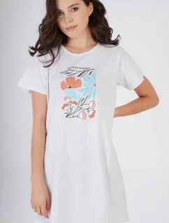 Dámska nočná košeľa s krátkym rukávom Botanical