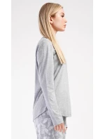 Dámske dlhé pyžamo s perím