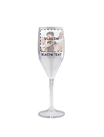 Personalizovaná nerozbitná pohár na prosecco s fotografiou Personalizovaná nerozbitná pohár na prosecco s fotografiou
