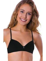 Dievčenská podprsenka TBC 122 BI Black - KEY