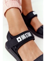 Damskie Sportowe Sandały Big Star HH274A024 Czarne