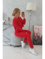 Atlanta tlačená sada červená Atlanta tlačená sada červená