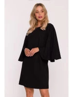 Dámske mini šaty S426 Black - Stylove Dámske mini šaty S426 Black - Stylove