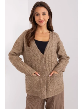 Sveter na zapínanie model 186752 AT