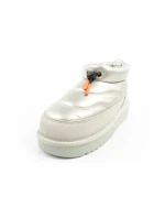 D.Franklin snehové topánky ženy zimné módne zateplené topánky strieborné ženy