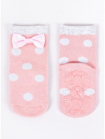 Yoclub Bavlnené detské dievčenské froté ponožky proti pošmyknutiu ABS vzory Farby 6-pack SK-29/SIL/6PAK/GIR/001 Viacfarebné