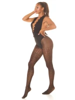 Pančuchy s geometrickým vzorom SH5015 - InStylefashion