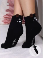 YOCLUB SKA-0178 Dievčenské vyšívané ponožky 35-38