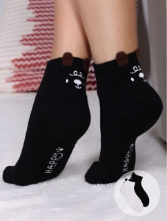 YOCLUB SKA-0178 Dievčenské vyšívané ponožky 35-38