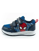 Leomil detská športová obuv tenisky Spiderman ľahká na suchý zips čierna modrá