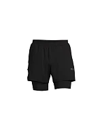 Pánske šortky CASALL M Double Layer Shorts, čierne Pánske šortky CASALL M Double Layer Shorts, čierne