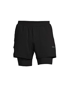 Pánske šortky CASALL M Double Layer Shorts, čierne