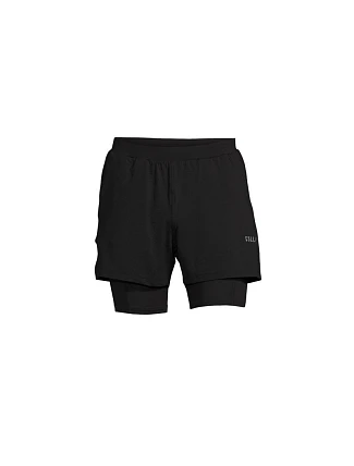 Pánske šortky CASALL M Double Layer Shorts, čierne Pánske šortky CASALL M Double Layer Shorts, čierne