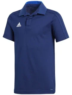 Detské bavlnené polo tričko Condivo 18 Jr CF4368 - Adidas