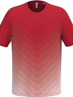 Kariban ProAct PA 4047 Unisexové športové tričko s farebným prechodom 20.4047 sporty red