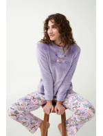 Vamp - Pyžamo s potlačou a flísovým vrchným dielom 21304 - Vamp