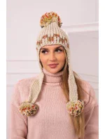 Dámska klapka na uši Nadia K321 béžová