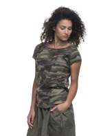 Dámske maskáčové tričko 21353 - PROMOSTARS