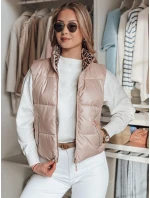 Dámska krátka obojstranná vesta CHIPUFF pink FashionStreet TY4823 Dámska krátka obojstranná vesta CHIPUFF pink FashionStreet TY4823