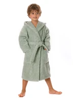detský župan Athena s kapucňou 9116 Baby Olive detský župan Athena s kapucňou 9116 Baby Olive