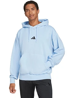 Pánska mikina adidas Essentials Feelcozy Hoodie blue IN6064 pánske oblečenie