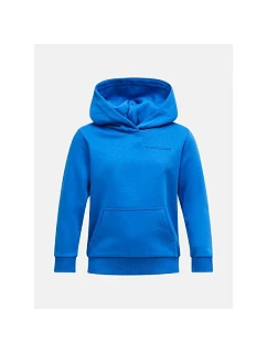 Detská mikina PEAK PERFORMANCE Jr Original Small Logo Hood, modrá farba