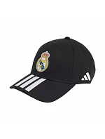 Čiapka s kšiltom adidas Real Madrid, čierno-biela, KQ9575 Čiapka s kšiltom adidas Real Madrid, čierno-biela, KQ9575