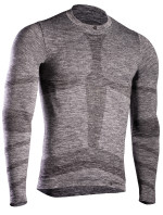 Pánske termo tričko s dlhým rukávom IRON-IC (fleece) - šedá Farba: Sivá-IRN, Veľkosť: