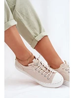 Dámske tenisky Big Star Beige Dámske tenisky Big Star Beige