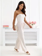 Nohavice CS SP XYS3649.95 svetlo béžová