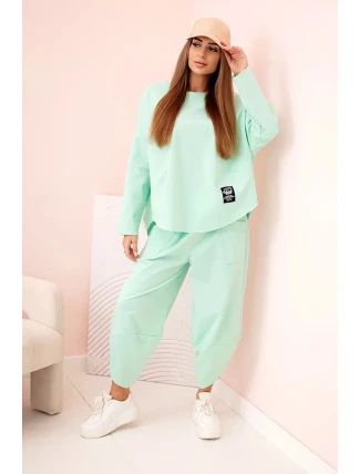 Súprava nových teplákov Punto light mint Súprava nových teplákov Punto light mint