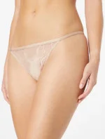 Dámske brazilky QF6949E 7NS béžová - Calvin Klein Dámske brazilky QF6949E 7NS béžová - Calvin Klein