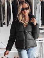 Dámska prešívaná bunda LAROSE black FashionStreet TY3767 Dámska prešívaná bunda LAROSE black FashionStreet TY3767