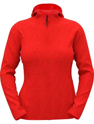Stedman Lux Knit Fleece Jacket Women Dámska pletená fleecová bunda s kapucňou 05.5560 šarlátovo červená melírovaná Stedman Lux Knit Fleece Jacket Women Dámska pletená fleecová bunda s kapucňou 05.5560 šarlátovo červená melírovaná