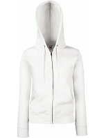 Fruit of the Loom Premium Lady-Fit Hooded Jacket Dámska mikina s kapucňou 16.2118 biela Fruit of the Loom Premium Lady-Fit Hooded Jacket Dámska mikina s kapucňou 16.2118 biela