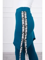 Nohavice/oblek s nápisom selfie marine Nohavice/oblek s nápisom selfie marine