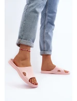Klasyczne Klapki Damskie Różowe Juniria