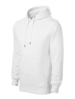 Pánska mikina s kapucňou biela