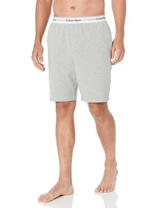 Pánske kraťasy na spanie NM2303E P7A šedá - Calvin Klein Pánske kraťasy na spanie NM2303E P7A šedá - Calvin Klein