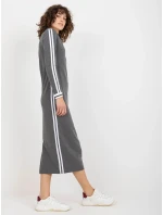 Dámske šaty FA SK 8297.18P tmavosivá - FPrice